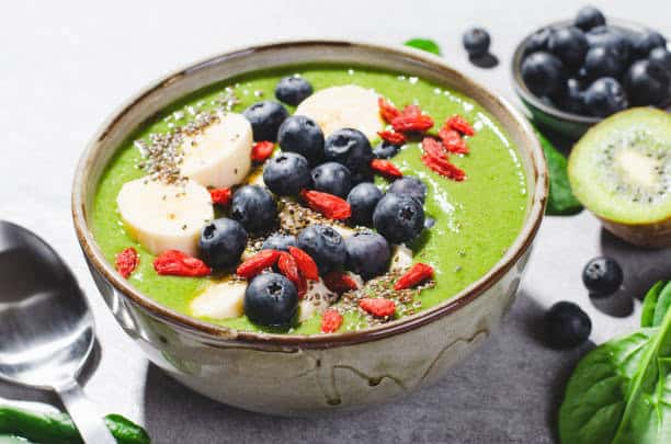 green smoothie bowl