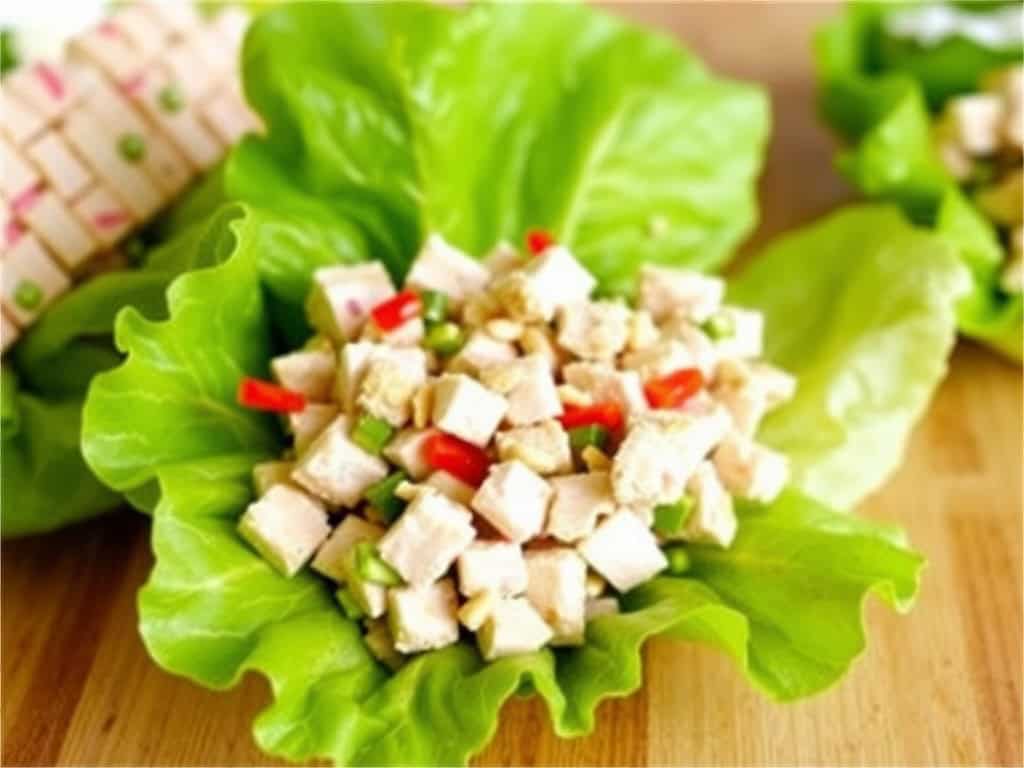 Tuna or Chicken Salad Lettuce Wraps