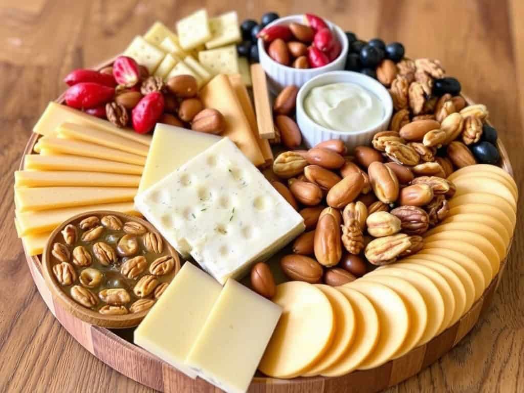 Cheese and Nut Platter
